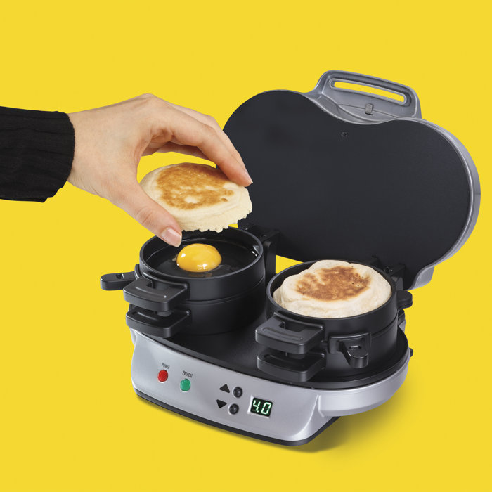 Hamilton Beach® Dual Breakfast Sandwich Maker & Reviews Wayfair